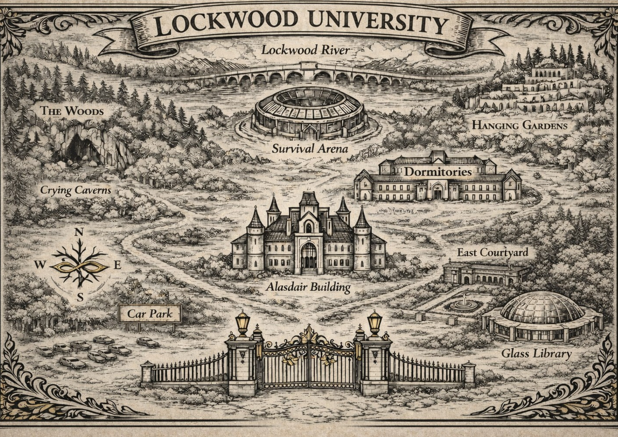 Lockwood University Map